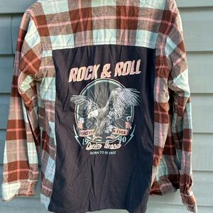 Rock & Roll Plaid Women’s Shirt
